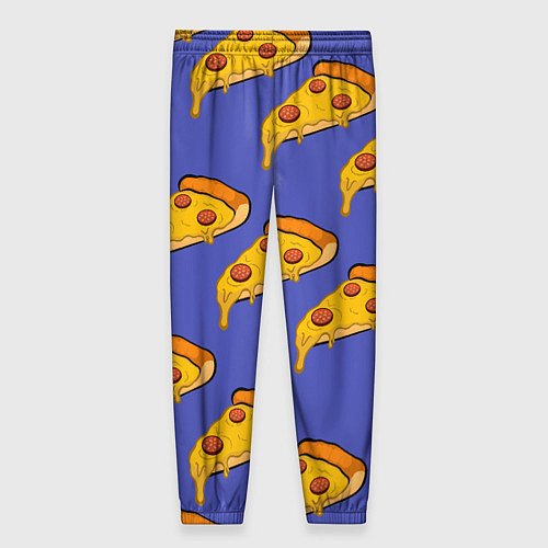 Женские брюки Кусочки пиццы / 3D-принт – фото 2