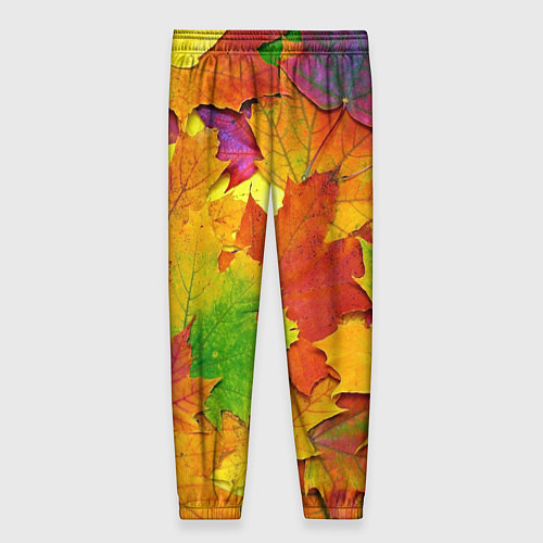 Женские брюки Осенние листья / 3D-принт – фото 2