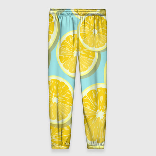 Женские брюки Лимончики / 3D-принт – фото 2