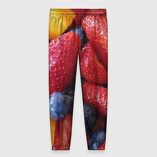 Женские брюки Фругтово-ягодное изобилие / 3D-принт – фото 2