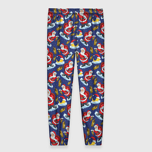 Женские брюки Новый Год / 3D-принт – фото 2