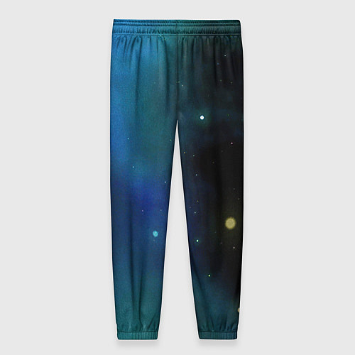 Женские брюки Туманный космос / 3D-принт – фото 2