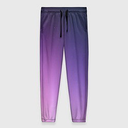 Женские брюки Северное сияние фиолетовый