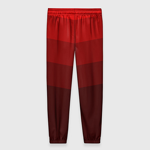 Женские брюки Красный Градиент / 3D-принт – фото 2
