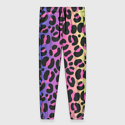 Женские брюки Neon Leopard Pattern