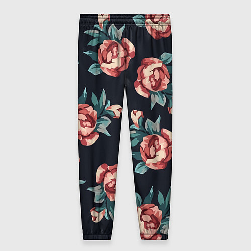 Женские брюки Розы / 3D-принт – фото 2