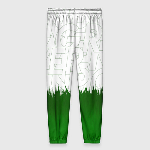 Женские брюки GREEN POWER / 3D-принт – фото 2