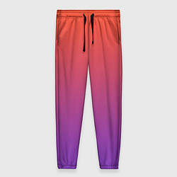 Женские брюки Оранжевый и Фиолетовый