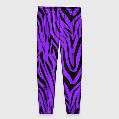 Женские брюки Абстрактный узор зебра / 3D-принт – фото 2