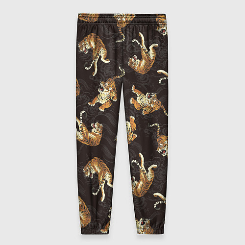 Женские брюки Паттерн Японский тигр / 3D-принт – фото 2