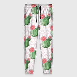 Женские брюки Паттерн из кактусов