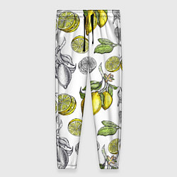 Женские брюки Лимонный паттерн