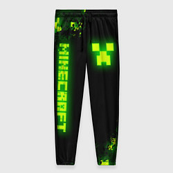 Женские брюки MINECRAFT NEON LOGO CREEPER