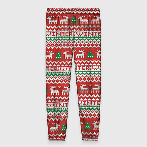 Женские брюки Deer Christmas Pattern / 3D-принт – фото 2