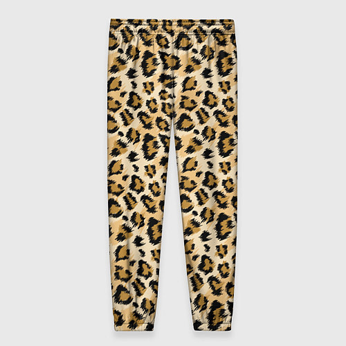 Женские брюки Пятна Дикого Леопарда / 3D-принт – фото 2