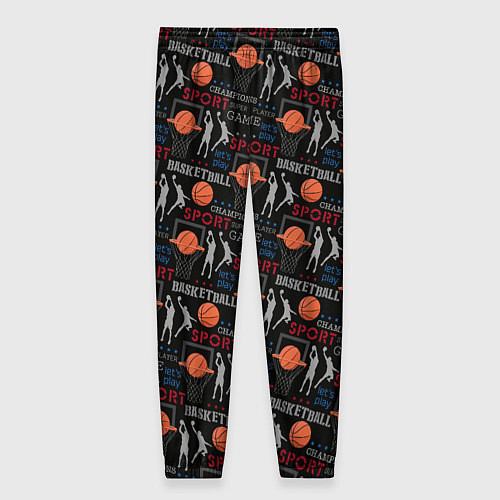 Женские брюки Basketball - Баскетбол / 3D-принт – фото 2