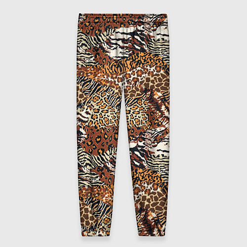 Женские брюки Шкуры Диких Животных / 3D-принт – фото 2