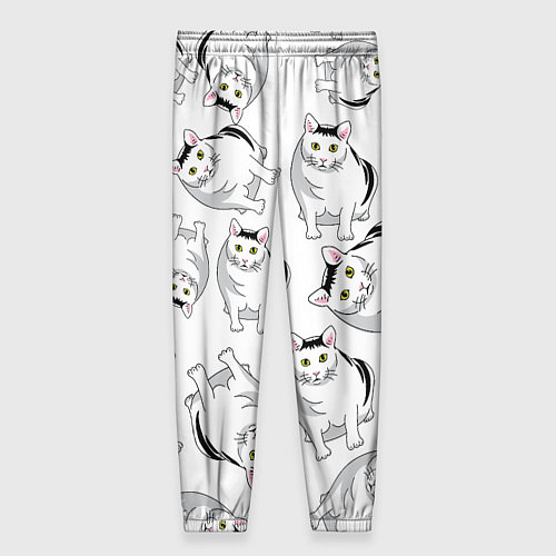 Женские брюки КОТИКИ МЕМ МЯУ / 3D-принт – фото 2