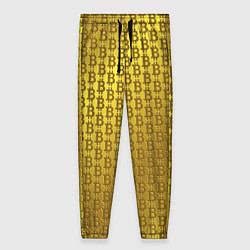 Женские брюки Биткоин золото
