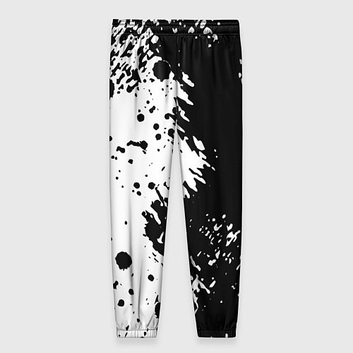 Женские брюки The Witcher black & white / 3D-принт – фото 2