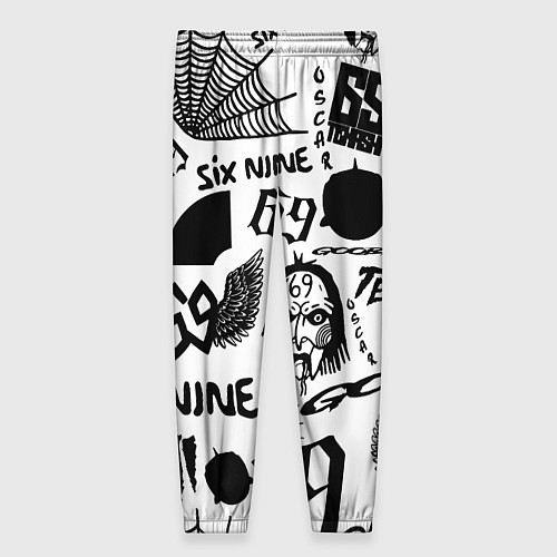 Женские брюки 6IX9INE - Pattern / 3D-принт – фото 2