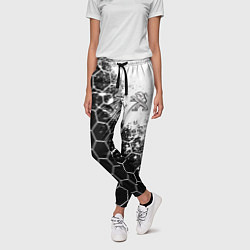 Брюки женские Peugeot Соты, цвет: 3D-принт — фото 2