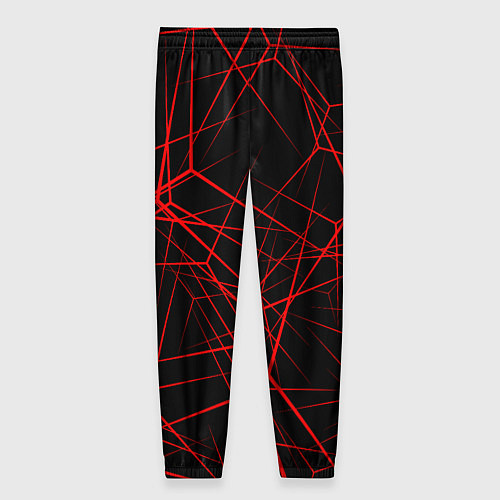 Женские брюки Peugeot: Красные тонкие линии / 3D-принт – фото 2