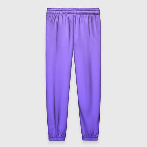 Женские брюки Красивый фиолетовый светлый градиент / 3D-принт – фото 2