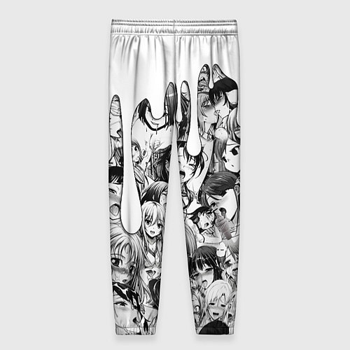 Женские брюки АХЕГАО - AHEGAO ПОДТЕКИ / 3D-принт – фото 2