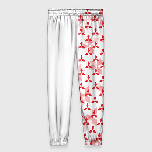 Женские брюки Mitsubishi Mini logo Half pattern / 3D-принт – фото 2