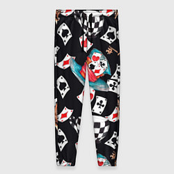 Женские брюки Алиса в стране чудес - карты