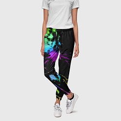 Брюки женские Neon vanguard fashion pattern, цвет: 3D-принт — фото 2