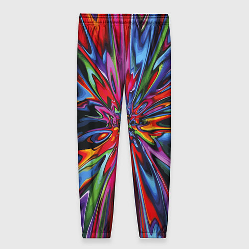 Женские брюки Color pattern Impressionism / 3D-принт – фото 2
