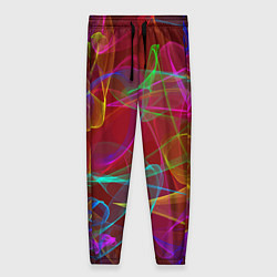 Брюки женские Color neon pattern Vanguard, цвет: 3D-принт