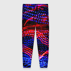 Брюки женские Neon vanguard pattern 2022, цвет: 3D-принт