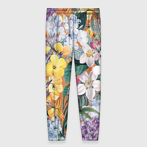 Женские брюки Цветы Красочный Лакфиоль / 3D-принт – фото 2