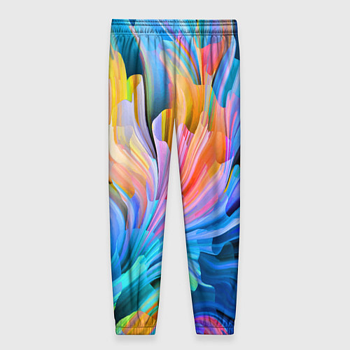 Женские брюки Красочный абстрактный паттерн Лето Colorful Abstra / 3D-принт – фото 2