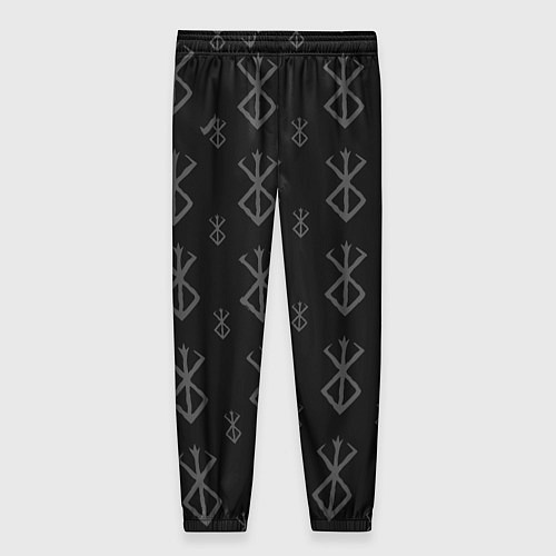 Женские брюки Berserk bleck mask манга / 3D-принт – фото 2