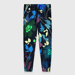 Женские брюки Color summer night Floral pattern