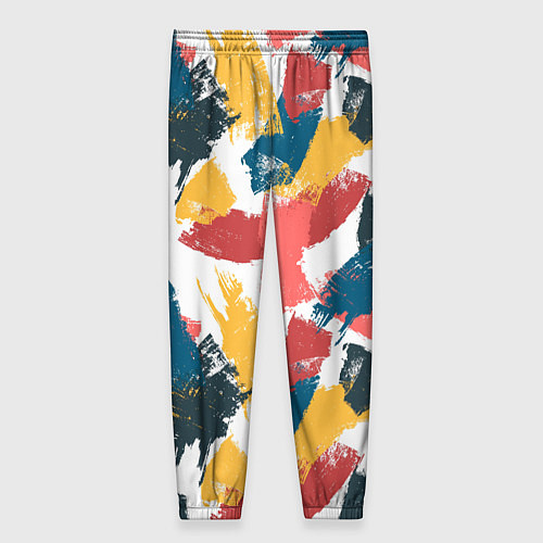 Женские брюки Мазки краской Паттерн / 3D-принт – фото 2