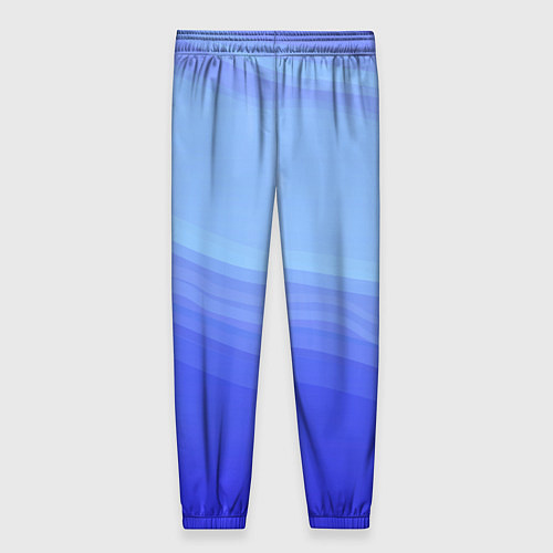 Женские брюки Blue abstract pattern / 3D-принт – фото 2