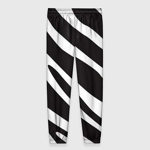 Женские брюки Анималистичный рисунок зебра / 3D-принт – фото 2