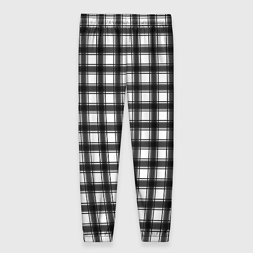 Женские брюки Black and white trendy checkered pattern / 3D-принт – фото 2