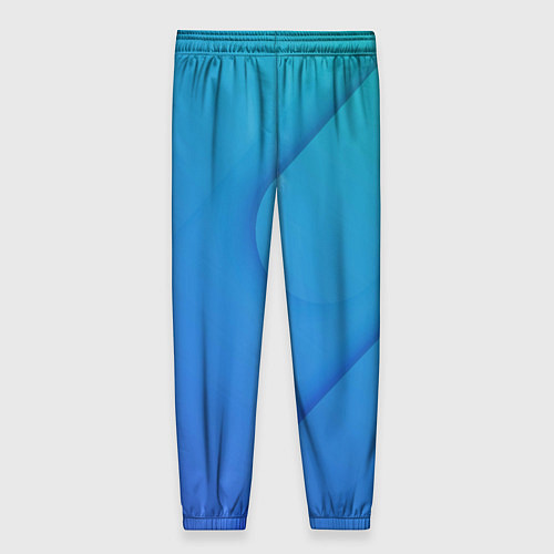 Женские брюки Голубой градиент / 3D-принт – фото 2