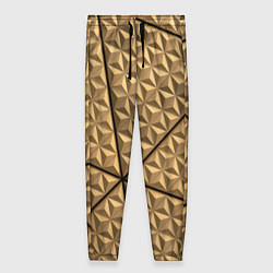 Женские брюки Абстрактное металлическое покрытие - Золотой