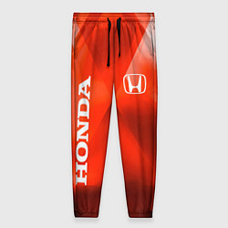Женские брюки Honda - красная абстракция