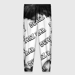 Женские брюки Рэпер Sqwoz Bab в стиле граффити: паттерн