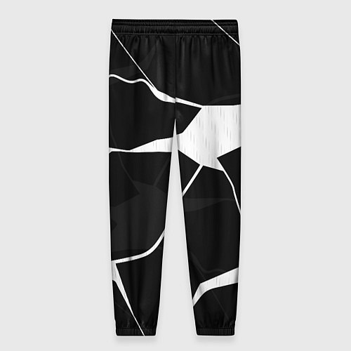 Женские брюки Черно-белая классика / 3D-принт – фото 2