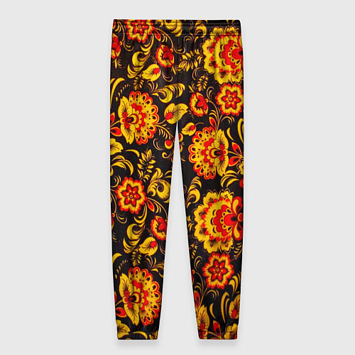 Женские брюки Хохлома роспись / 3D-принт – фото 2