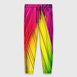 Брюки женские Multicolored ribbons, цвет: 3D-принт